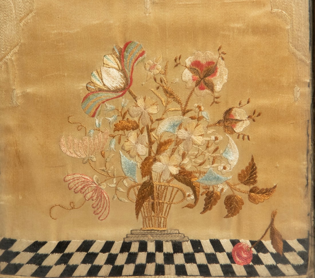 REGENCY SMALL SILKWORK, FRAMED - 2