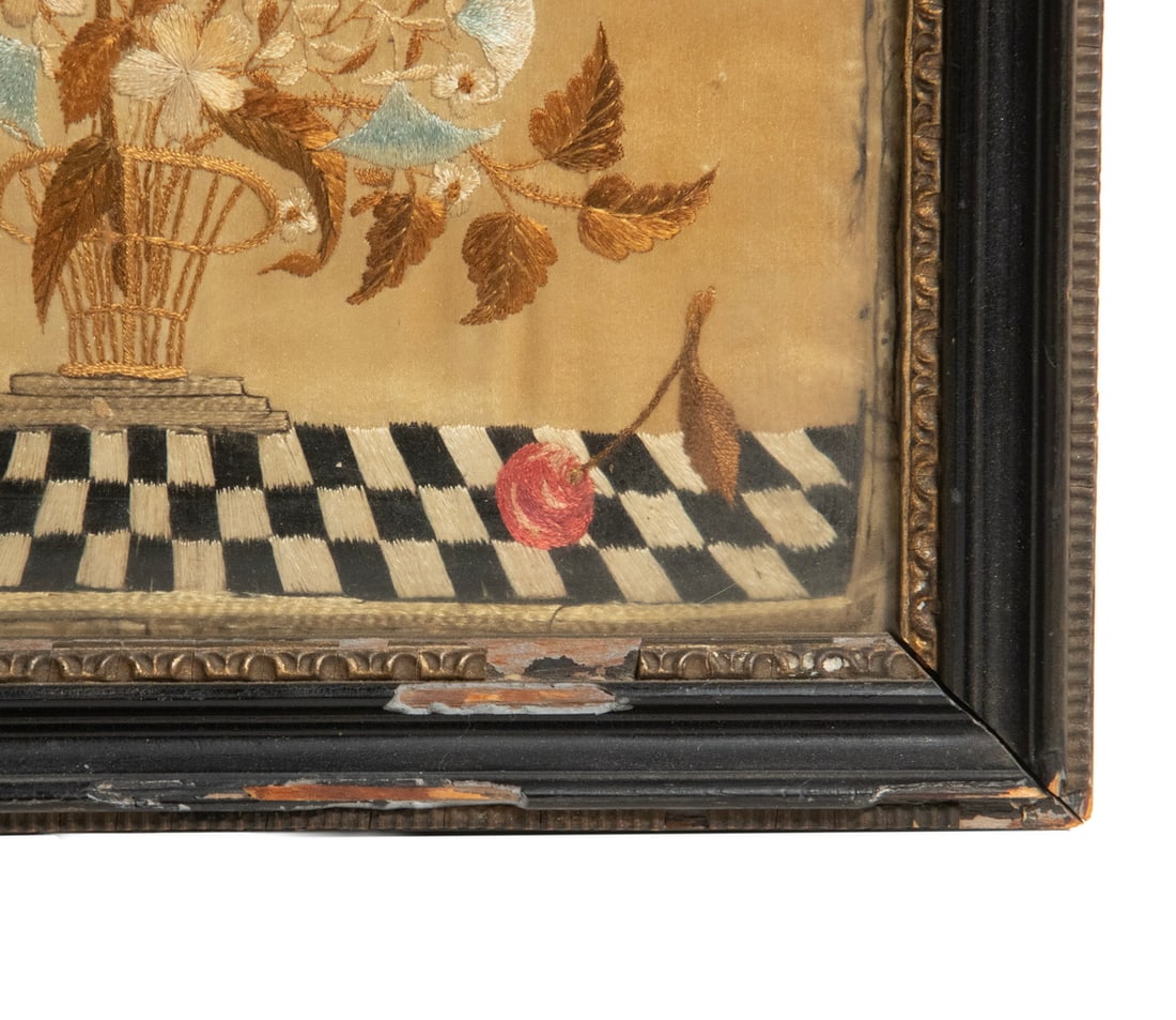 REGENCY SMALL SILKWORK, FRAMED - 3