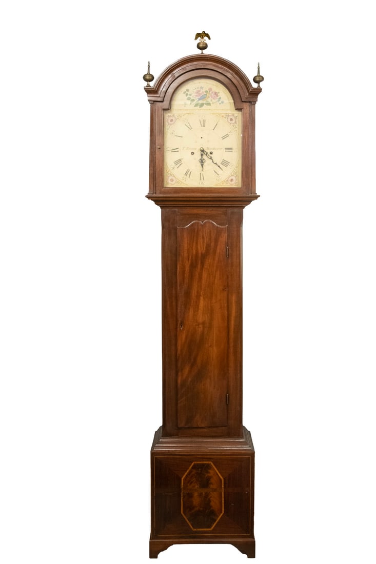 18TH C. ENGLISH CHIPPENDALE TALL CLOCK BY THOMAS BROWN OF MANCHESTER (1 of 5)