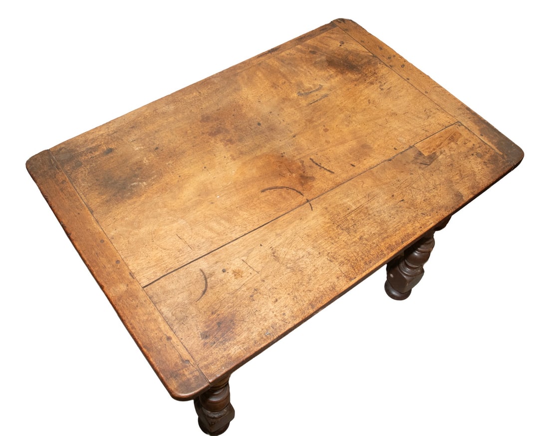 17TH C. WALNUT WRITING TABLE - 2