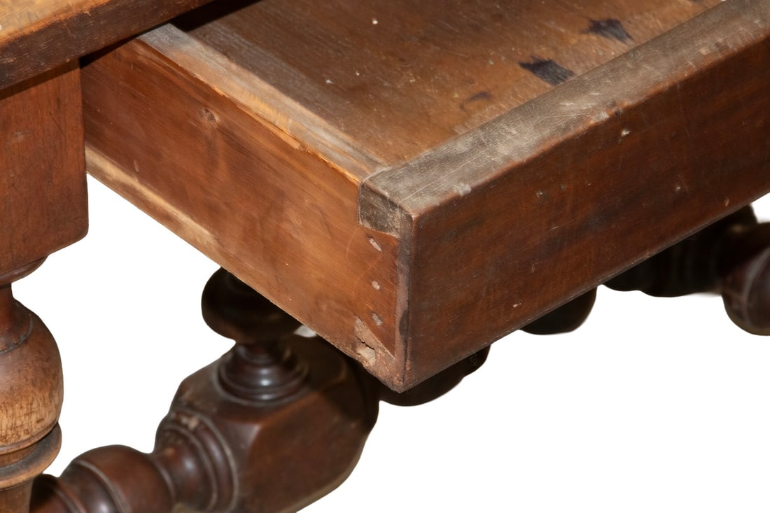 17TH C. WALNUT WRITING TABLE - 3