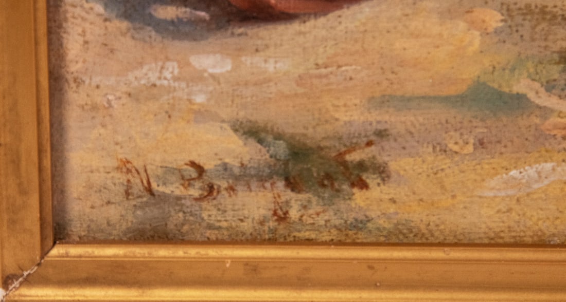 FRENCH POST-IMPRESSIONIST BEACH SCENE - 3