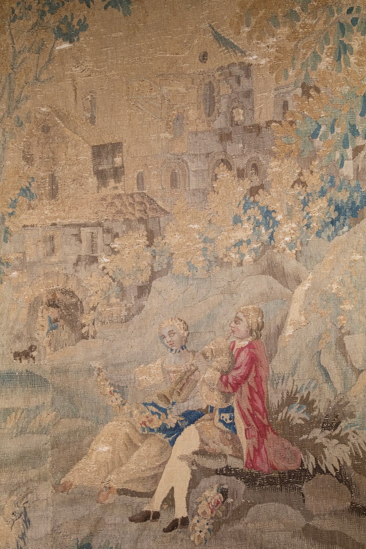 LARGE 18TH C. AUBUSSON TAPESTRY - 4