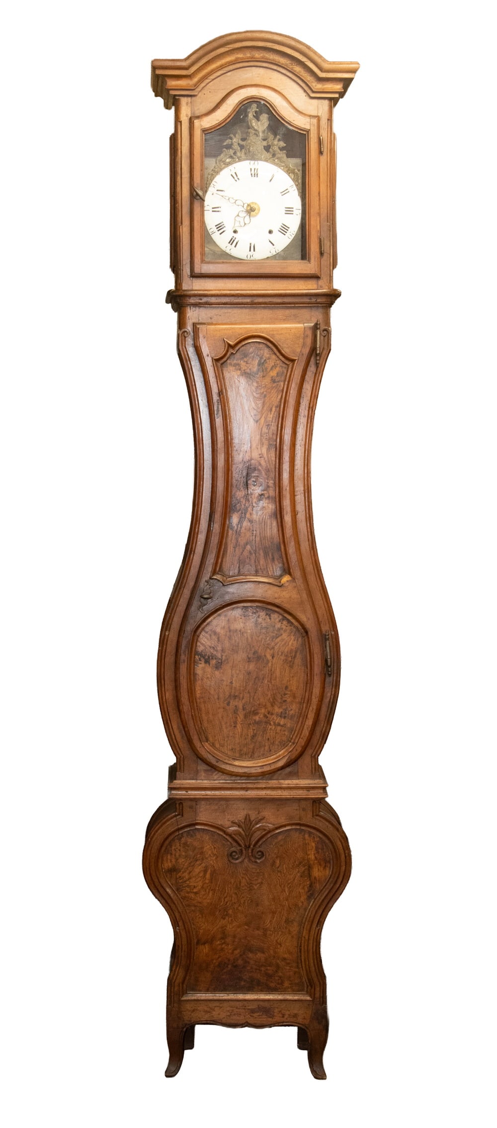 18TH C. FRENCH MORBIER LONG CASE CLOCK (8'-7") (1 of 7)