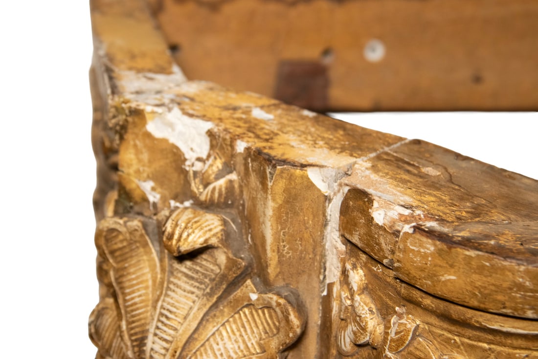 18TH C. ITALIAN ROCOCO MARBLE TOP CONSOLE TABLE - 6
