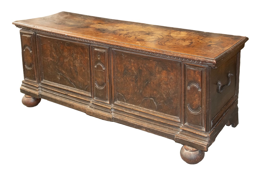 17TH C. ITALIAN WALNUT CASSONE (1 of 5)