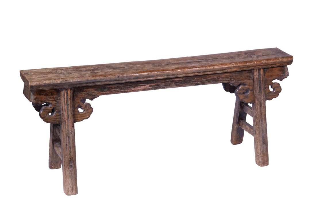CHINESE PROVINCIAL ELMWOOD BENCH (1 of 2)
