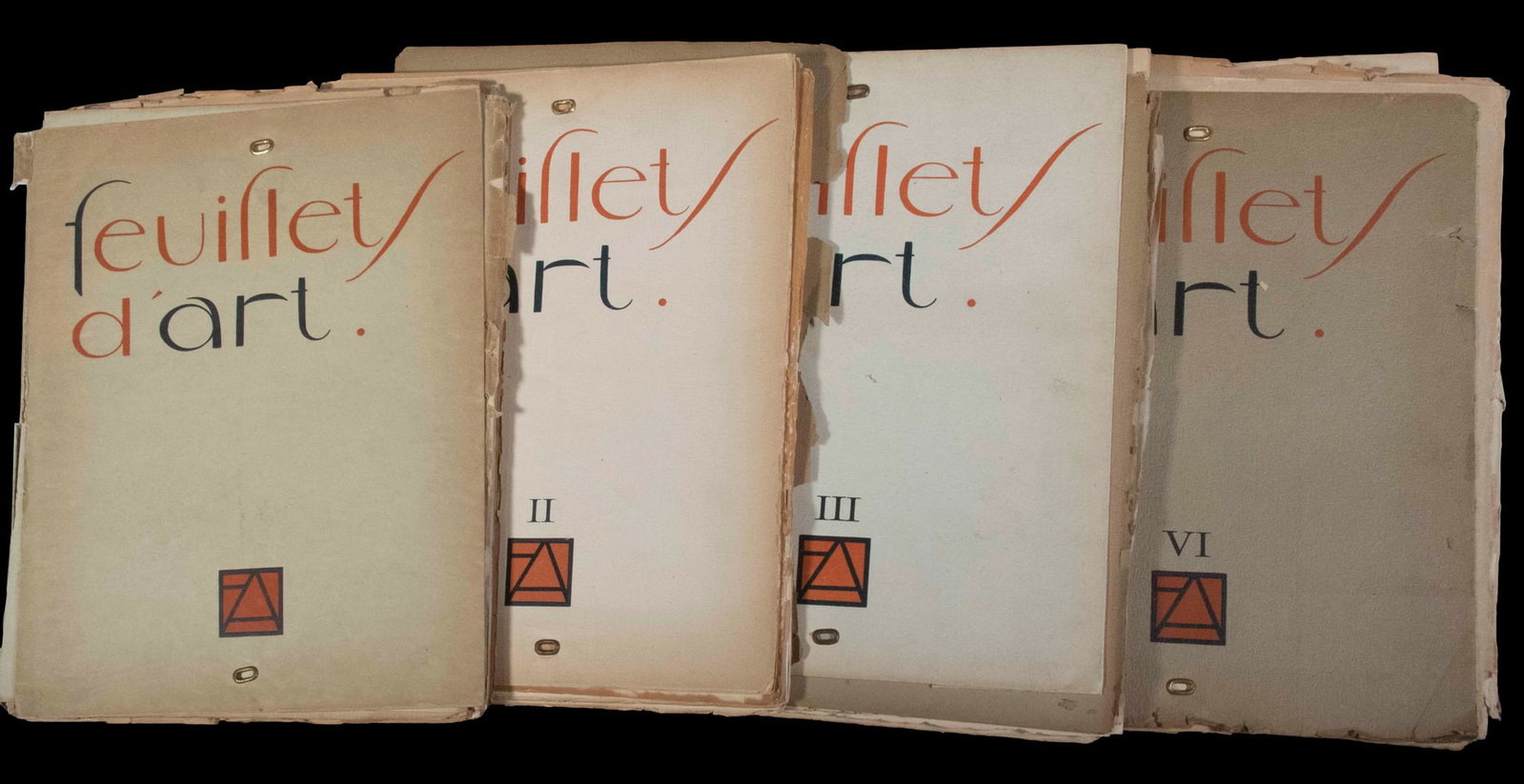 (VOLS 1-4) "FEUILLETS D'ART" BY LUCIEN VOGEL, PARIS, 1922 (1 of 10)