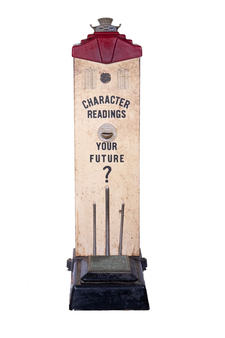 VINTAGE AMERICAN SCALE MFG. FORTUNE PENNYSCALE (1 of 4)