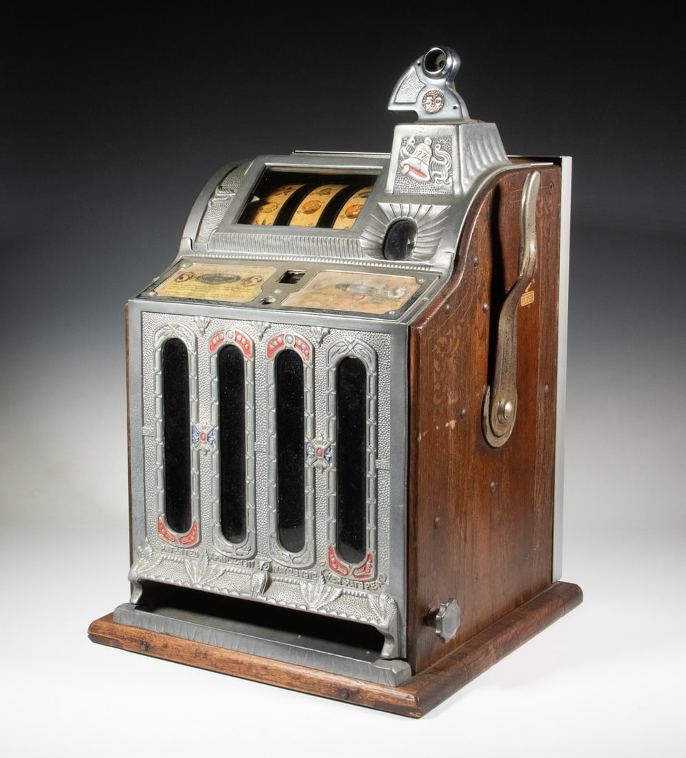 1925 LIBERTY BELL NICKEL GOOSENECK SLOT MACHINE MILLS NOVELTY CO. CHICAGO (1 of 9)