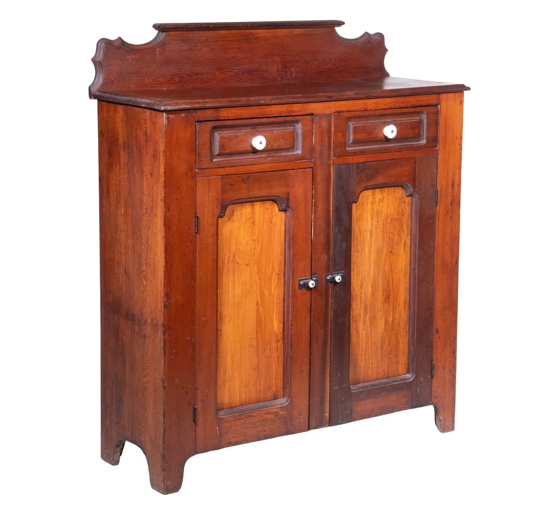 VICTORIAN WALNUT PANTRY CUPBOARD (1 of 4)