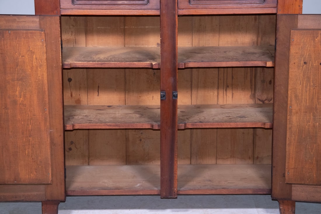 VICTORIAN WALNUT PANTRY CUPBOARD - 3