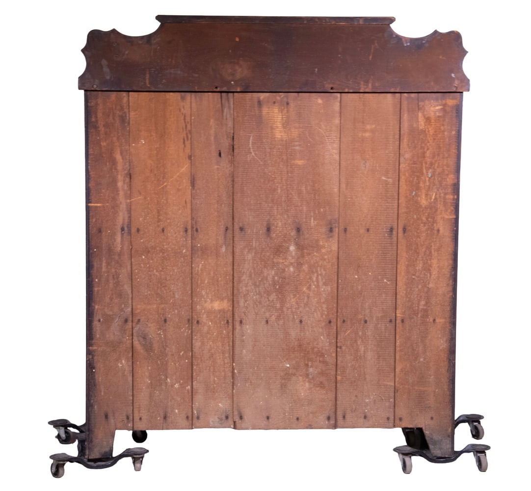 VICTORIAN WALNUT PANTRY CUPBOARD - 4
