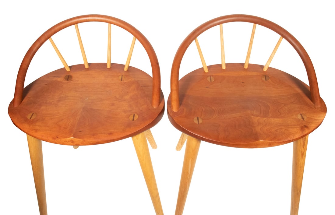 PR THOMAS MOSER CABINETMAKERS BOWBACK STOOLS - 2
