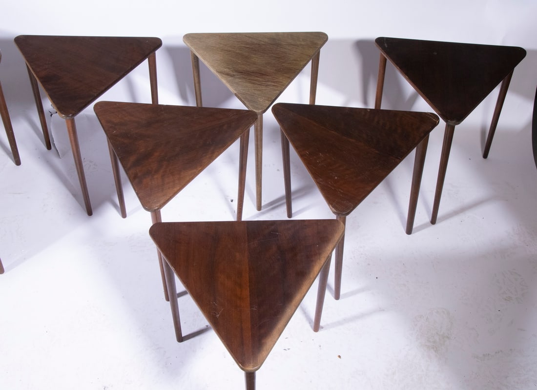 COFFEE TABLE & (6) SIDE TABLES - 3