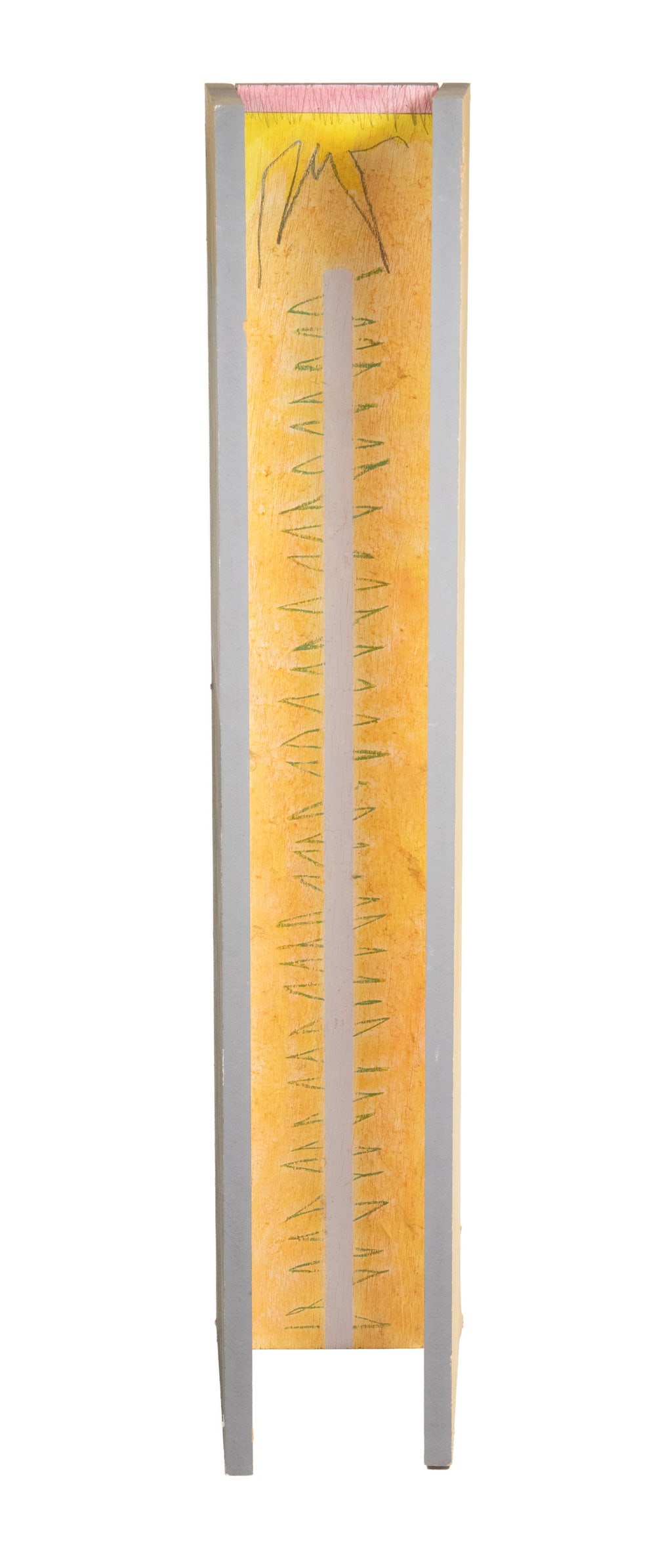 WILLIAM MANNING (ME, 1936 -): WILLIAM MANNING (ME, 1936 - ) "Lighthouse series #1", 1983, wall-hanging sculpture, mixed media on wood, pencil signed on back. Titled and dated verso on Barridoff Galleries label from Feb 3-29, 1984