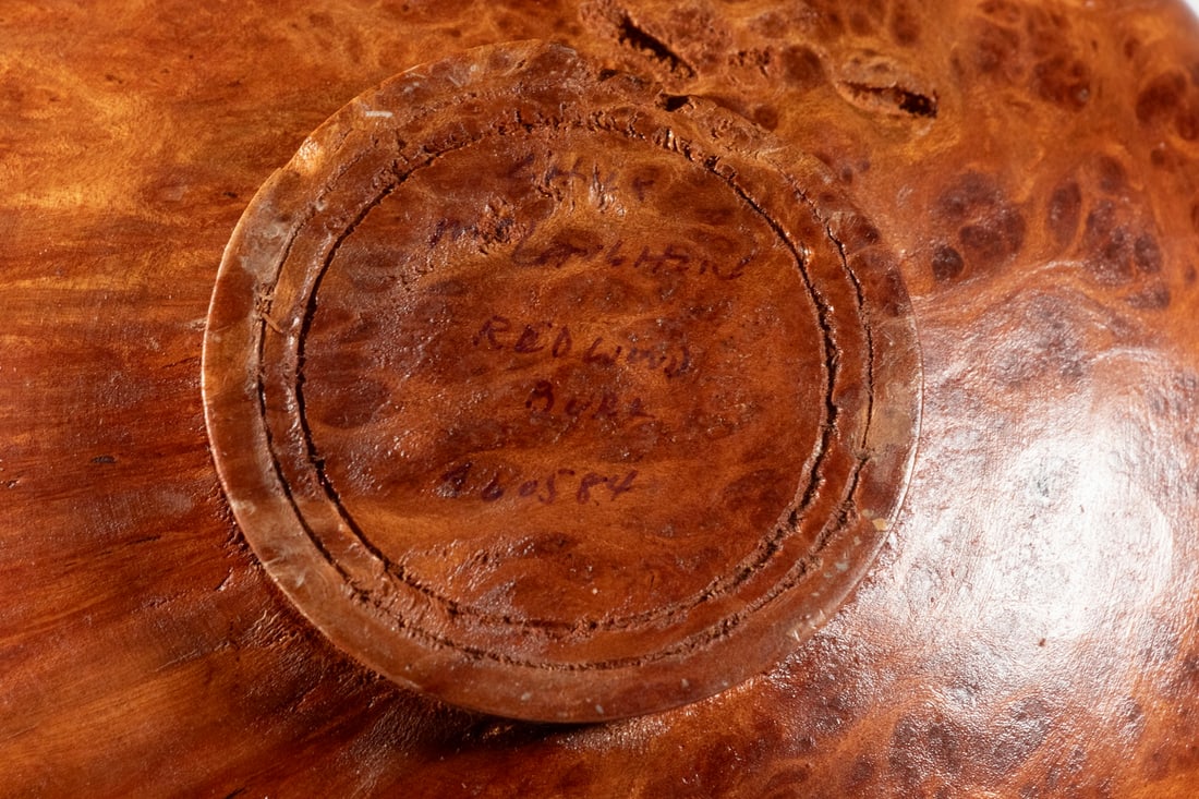 CHUCK MCLAUGHLIN BURLWOD STEM VASE - 3