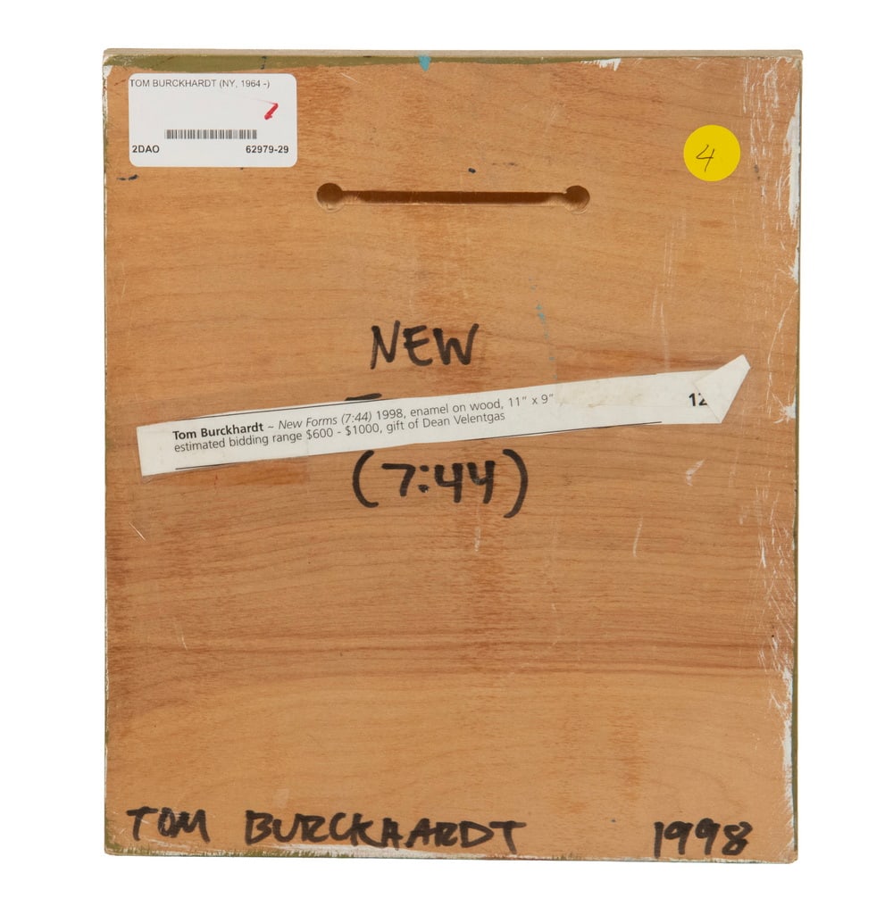 TOM BURCKHARDT (NY, 1964 -) - 2