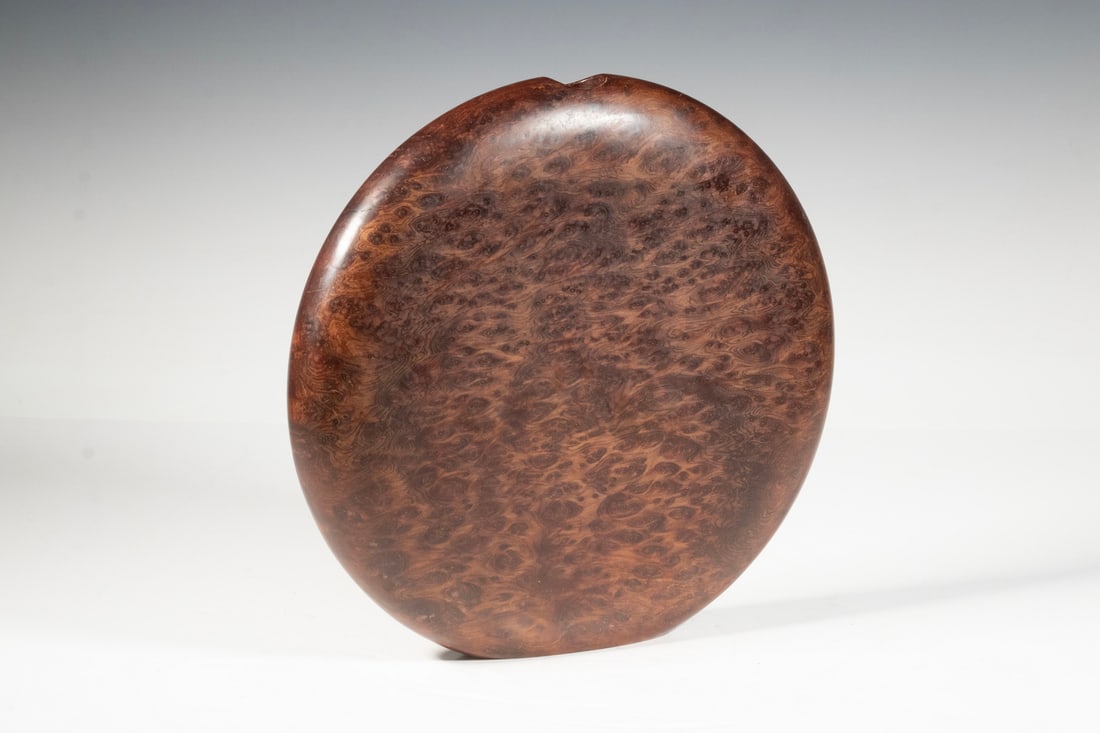 WARREN VINNEAU BURLWOOD MOON VASE, 1996 (1 of 2)