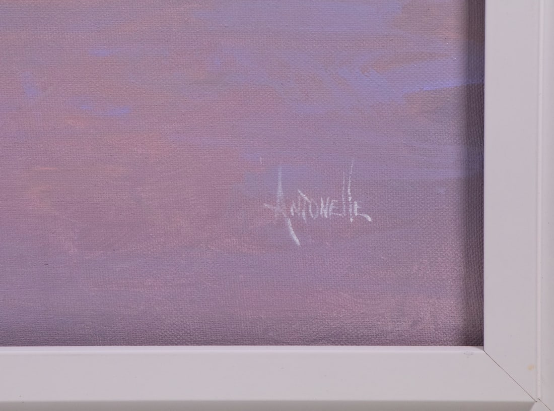 BEACH SCENE SIGNED "ANTONELLA" - 3