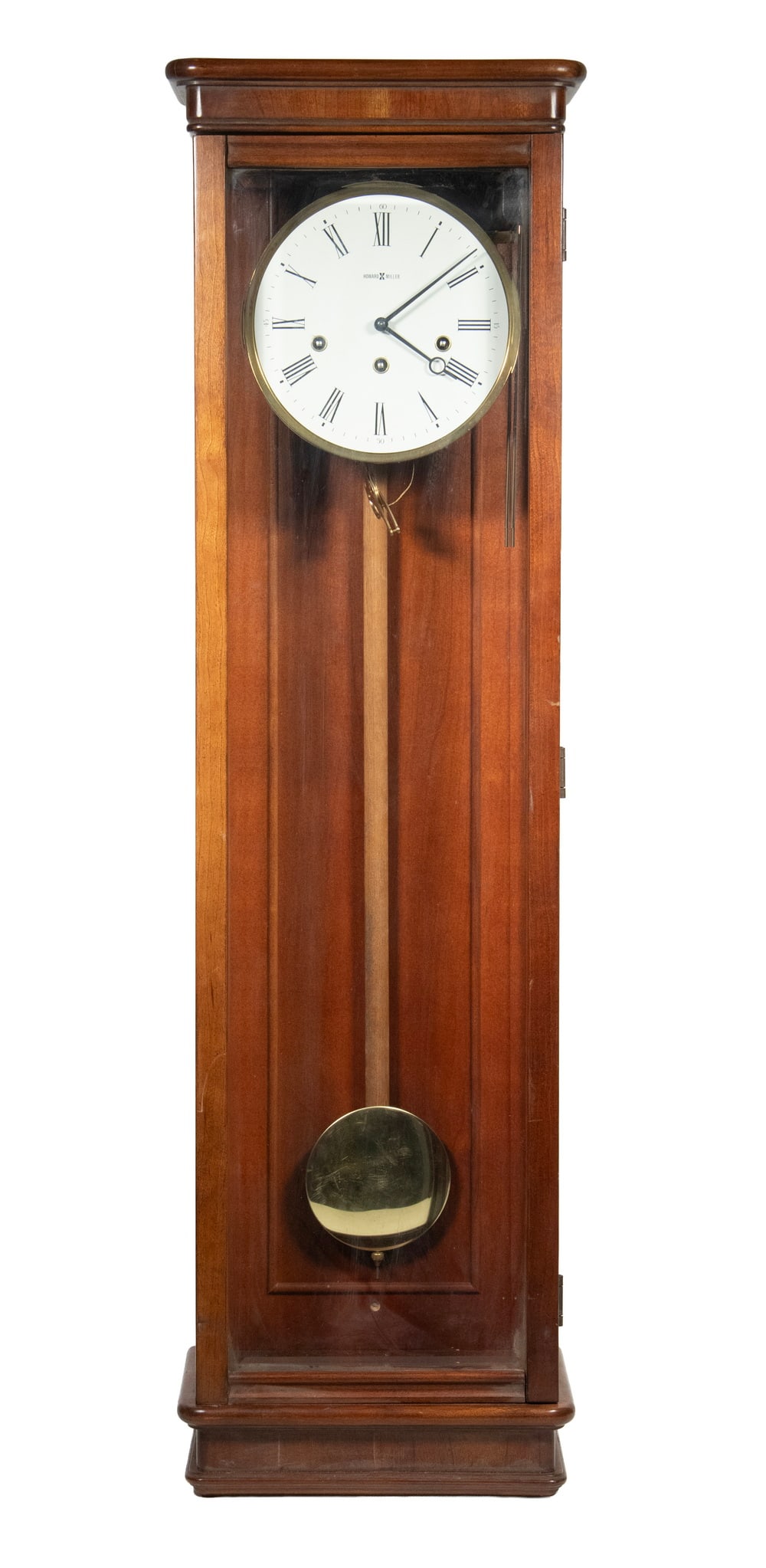 HOWARD MILLER 'MILAN' CHERRY REGULATOR CLOCK (1 of 3)