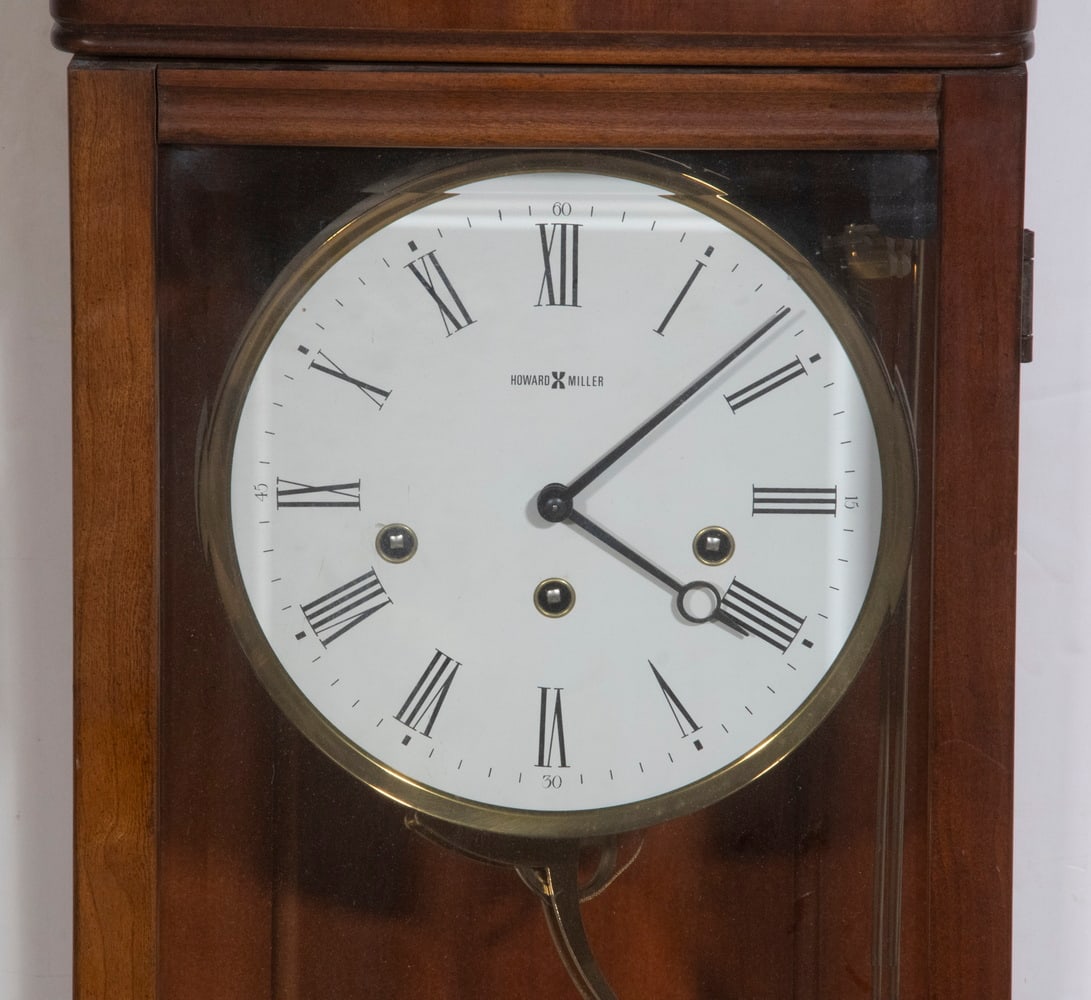 HOWARD MILLER 'MILAN' CHERRY REGULATOR CLOCK - 2