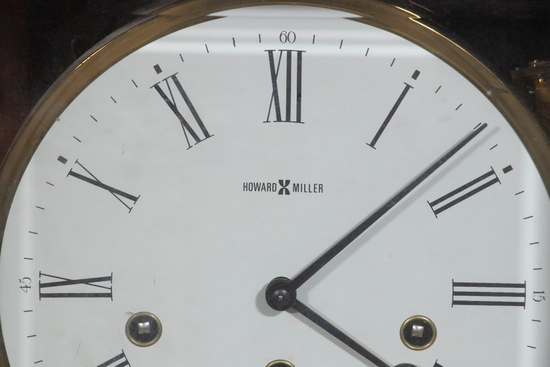 HOWARD MILLER 'MILAN' CHERRY REGULATOR CLOCK - 3