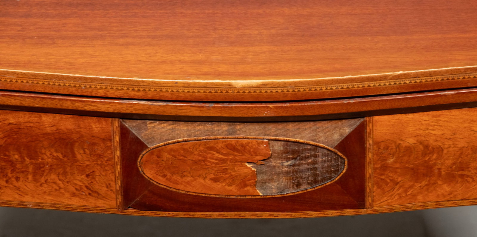 CARD TABLE FROM DANIEL SHUTE HOUSE, HINGHAM, MASS. - 3