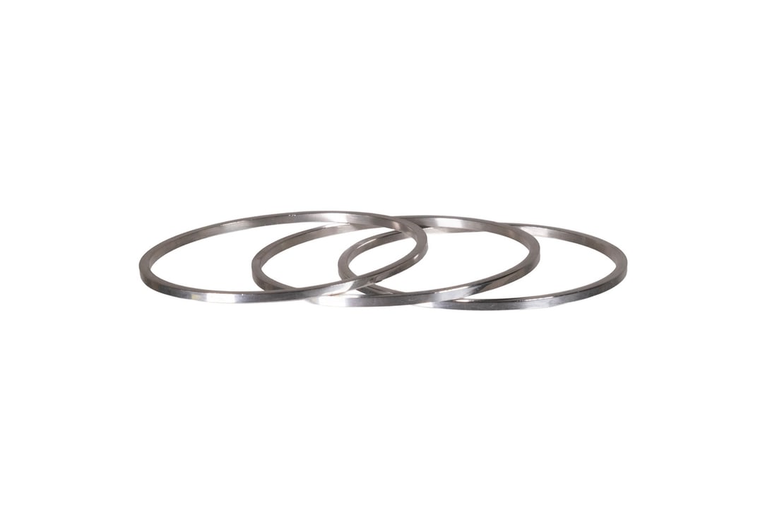 (3) ALLAN ADLER STERLING BANGLE BRACELETS (1 of 1)