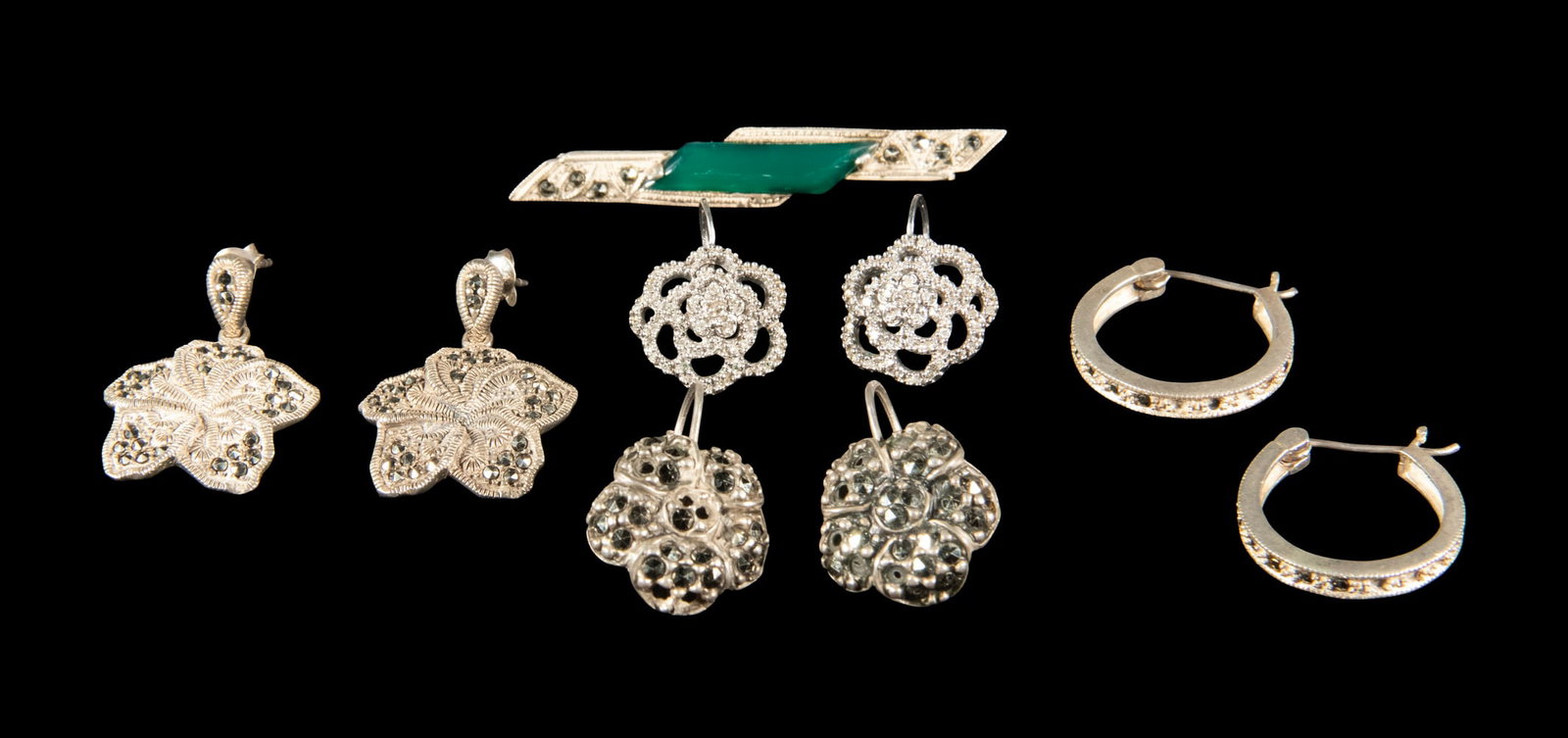 (5) STERLING SILVER JEWELRY ITEMS (1 of 1)