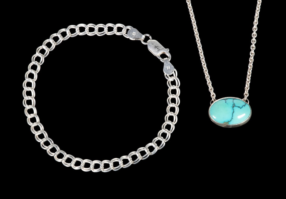 (2) STERLING SILVER JEWELRY ITEMS (1 of 1)