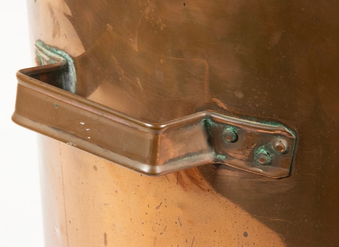LARGE COPPER POT WITH SIDE HANDLES - 2