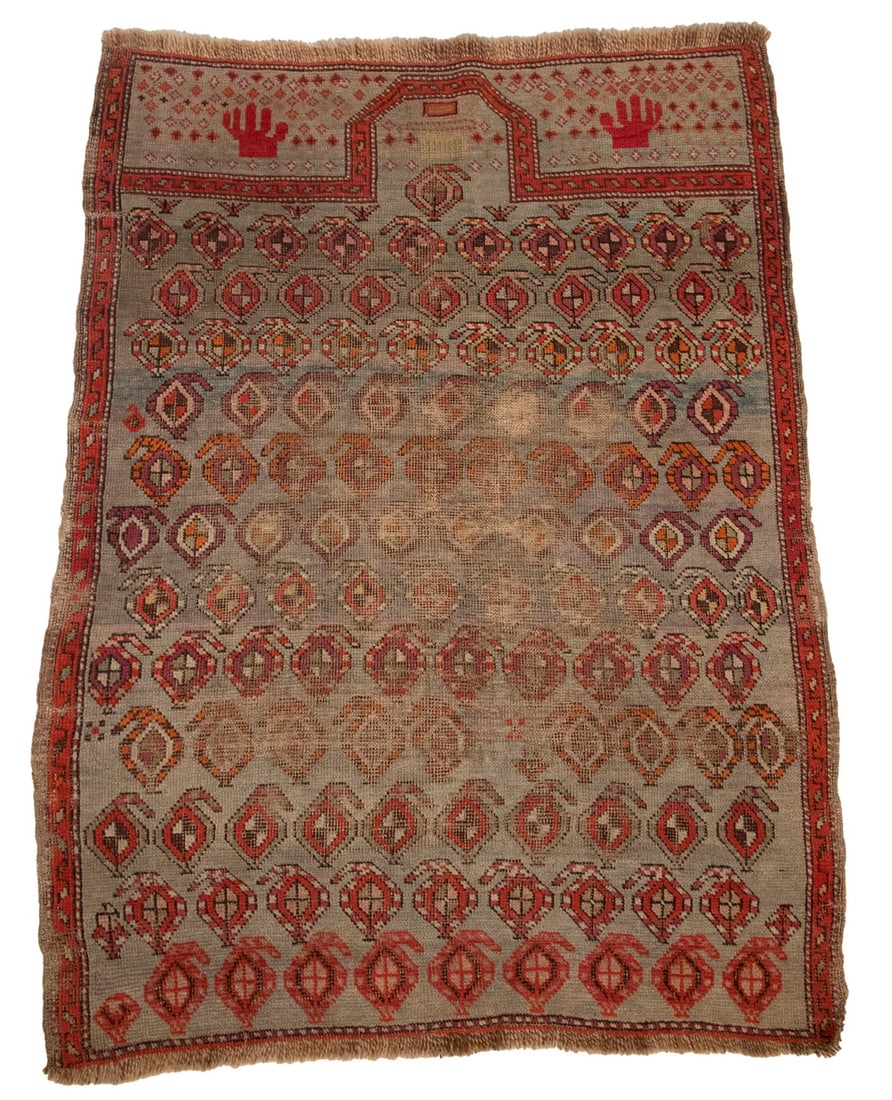 KARABAGH PRAYER RUG (11' 2" x 4') (1 of 4)