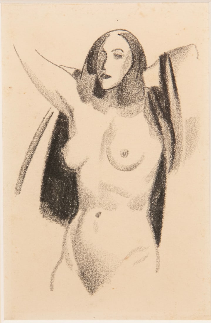 UNSIGNED NUDE STUDY - 2
