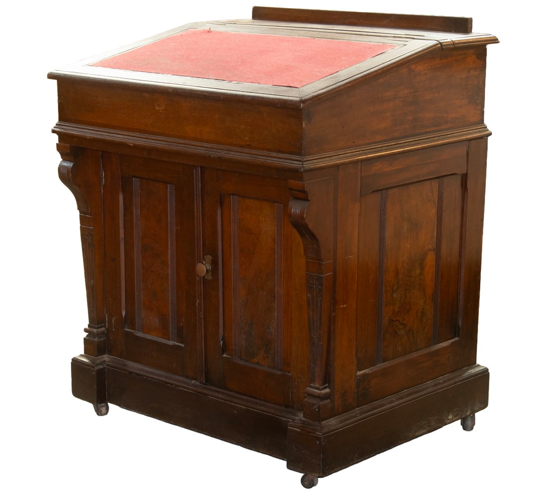 CIRCA 1890 YACHT SINK AS DAVENPORT DESK (1 of 2)