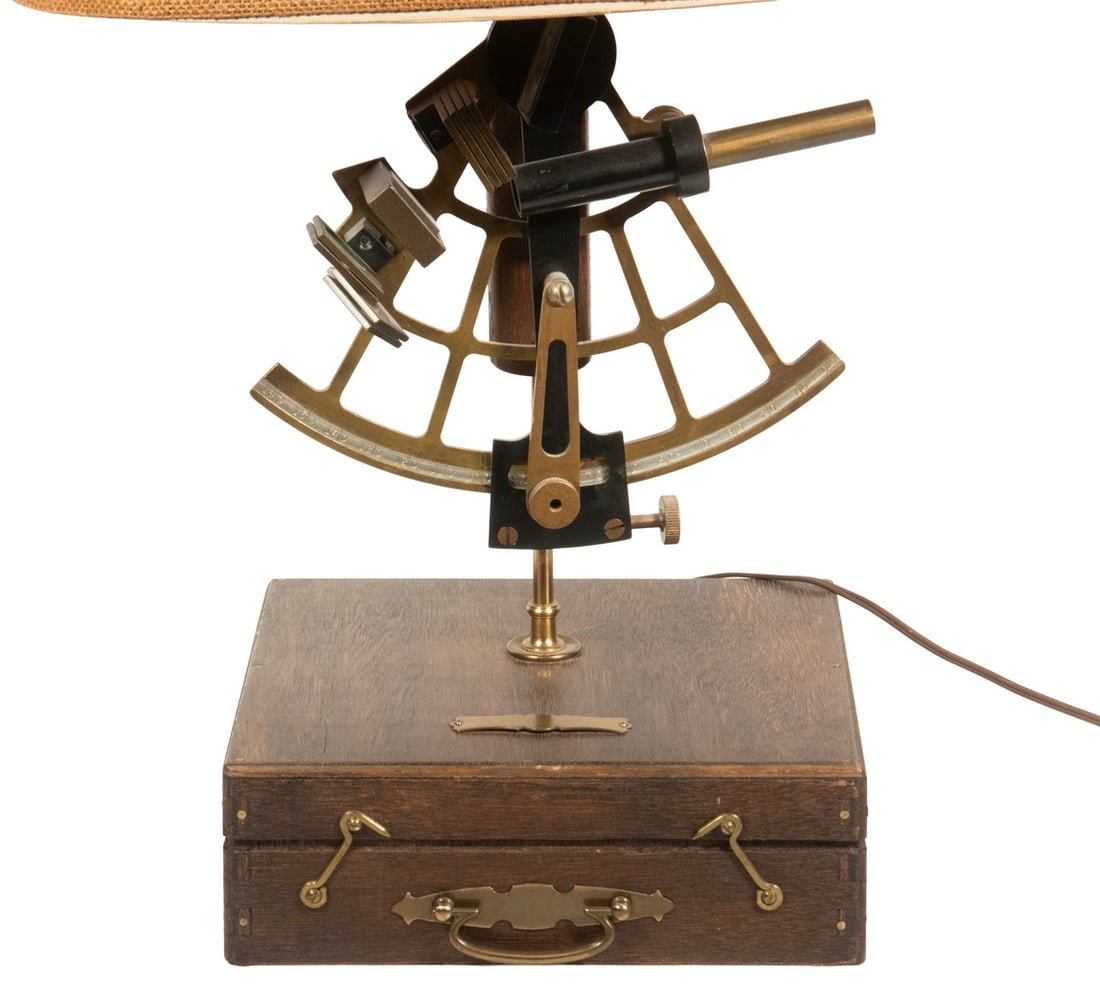 SEXTANT BASE TABLE LAMP - 2