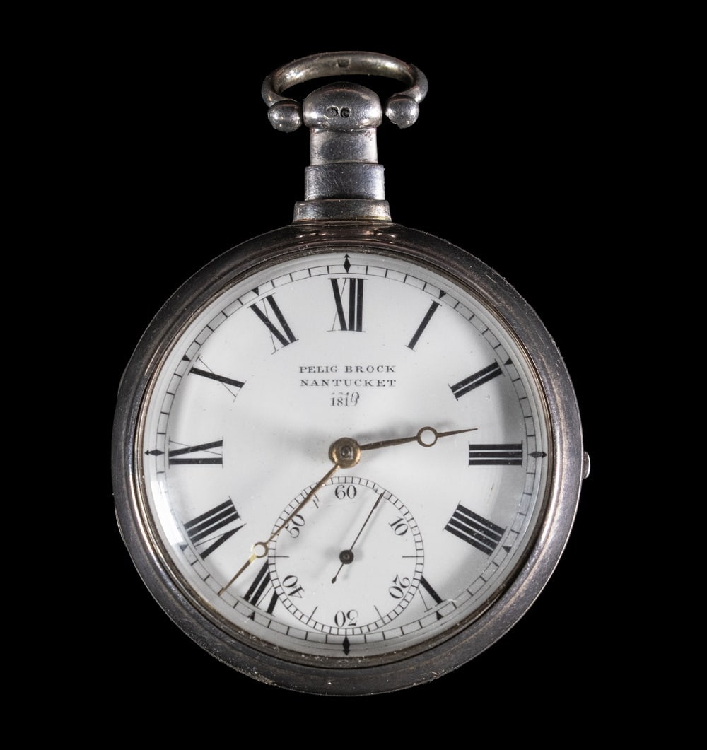 LONDON MORRIS TOBIAS & LEVITT ENGLISH SILVER VERGE FUSEE POCKET WATCH: LONDON MORRIS TOBIAS & LEVITT ENGLISH SILVER VERGE FUSEE POCKET WATCH C.1818?1819. The signed movement numbered 8608, housed in a sterling silver case bearing the case maker's mark "JD", the enamel di