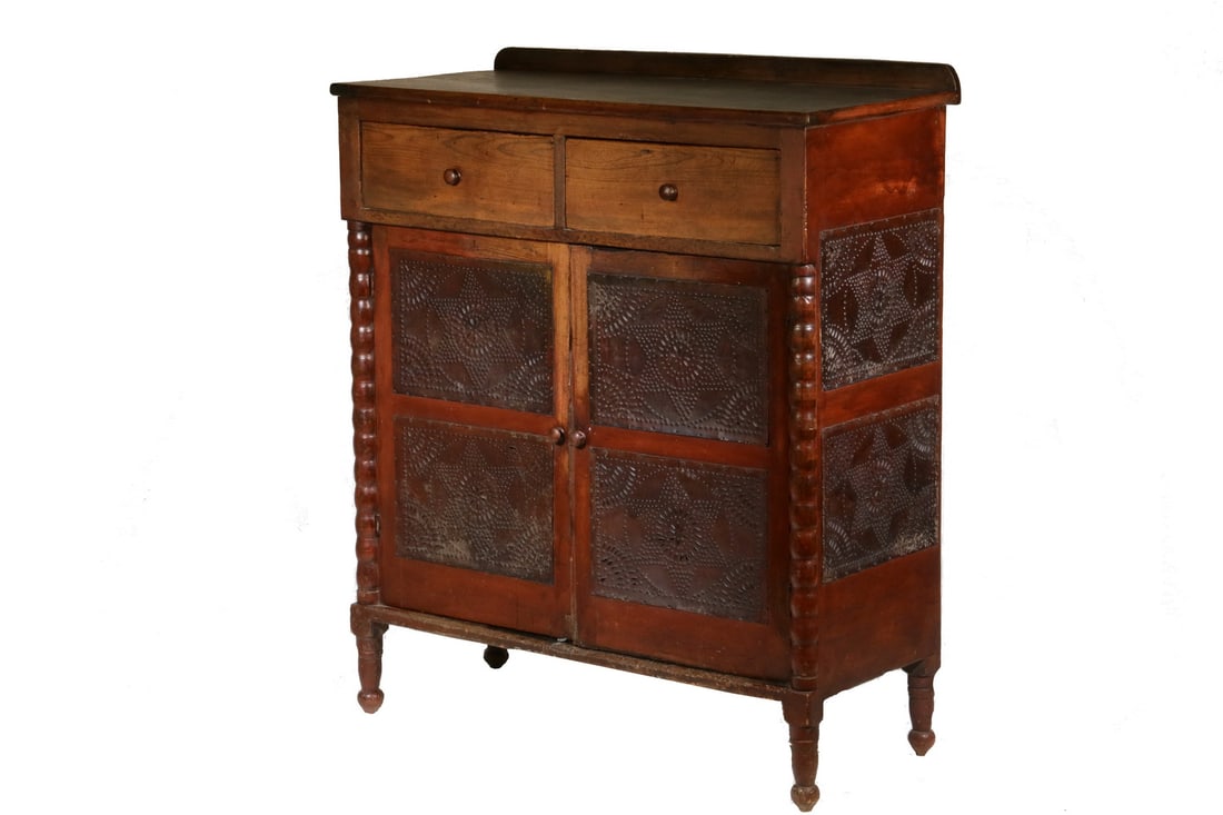 EARLY 19TH C. PENNSYLVANIA DUTCH PIE SAFE (1 of 4)