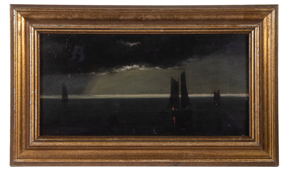 ATTRIBUTED TO MARTIN JOHNSON HEADE (NY/CA/FL, 1819-1904) (1 of 8)