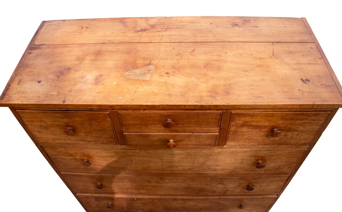 MID 19TH C. SOLID ALDER SHAKER CHEST, PROBABLY VERMONT - 2
