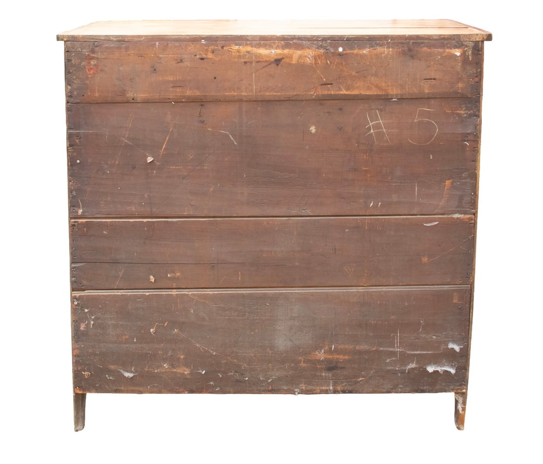 MID 19TH C. SOLID ALDER SHAKER CHEST, PROBABLY VERMONT - 4