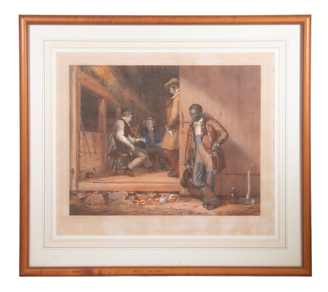 WILLIAM SIDNEY MOUNT (US, 1807-1868) LITHOGRAPH (1 of 6)