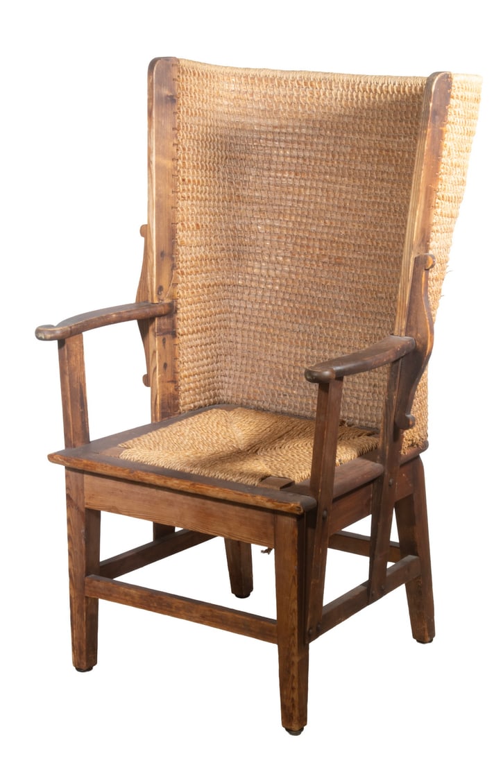 ANTIQUE SCOTTISH ORKNEY ARMCHAIR (1 of 2)