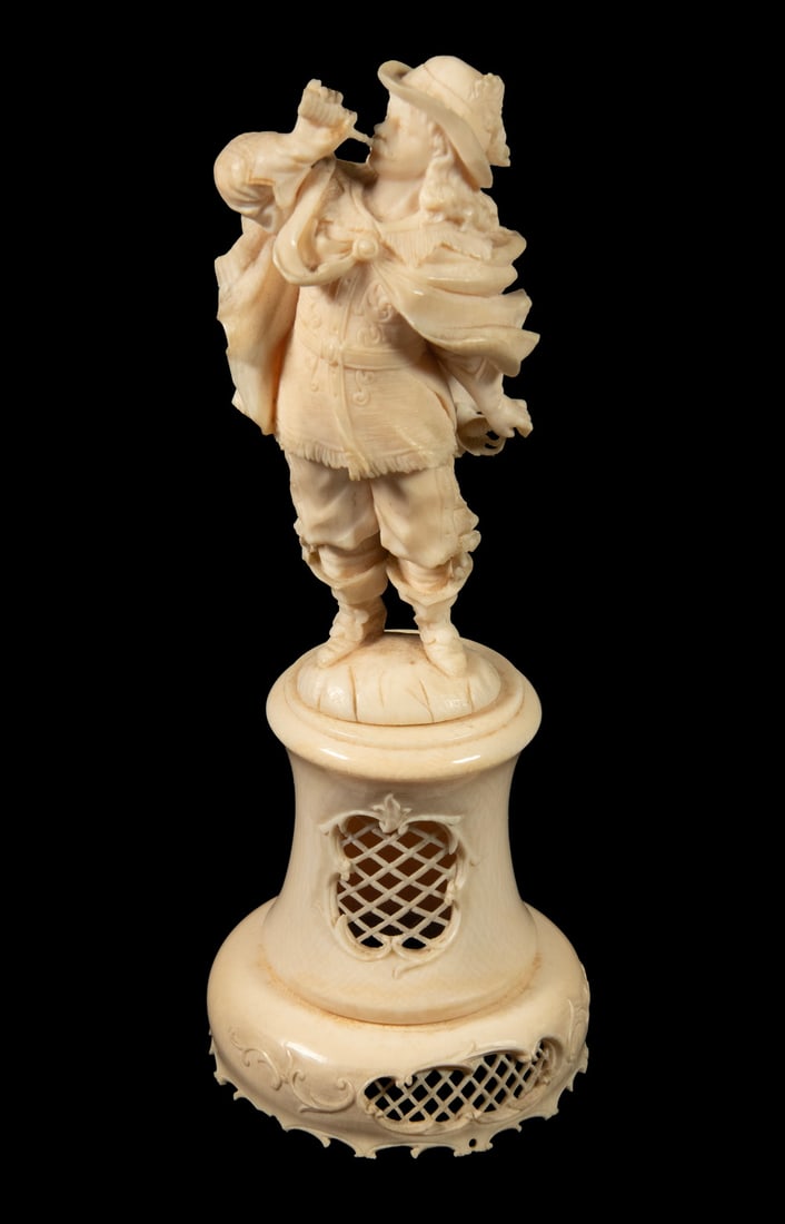 19TH C. FRENCH IVORY FIGURINE (1 of 3)