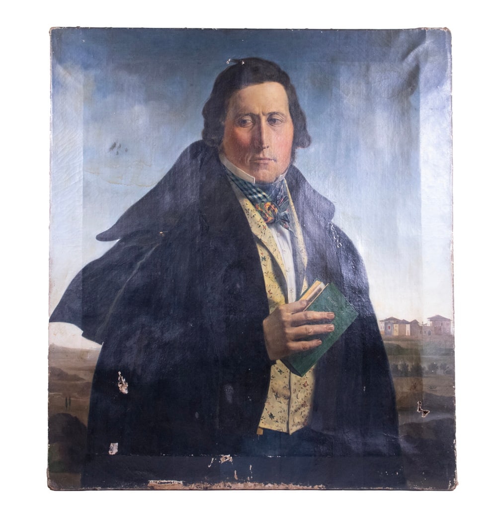 EARLY 19TH C. ITALIAN PORTRAIT OF A GENTLEMAN, FILIPPO RE (?) (1 of 6)