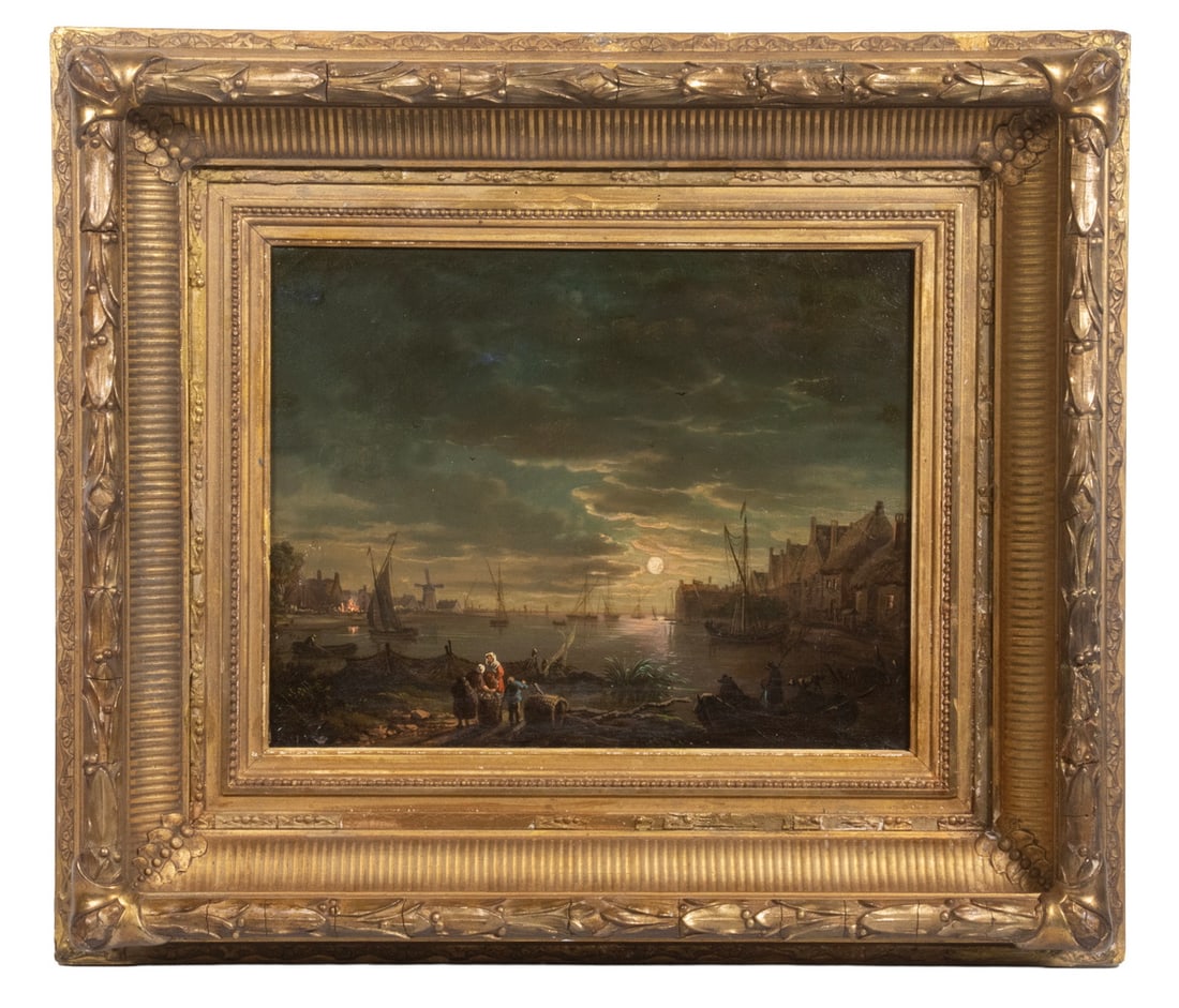 SMALL 19TH C. DUTCH GENRE PAINTING (1 of 12)