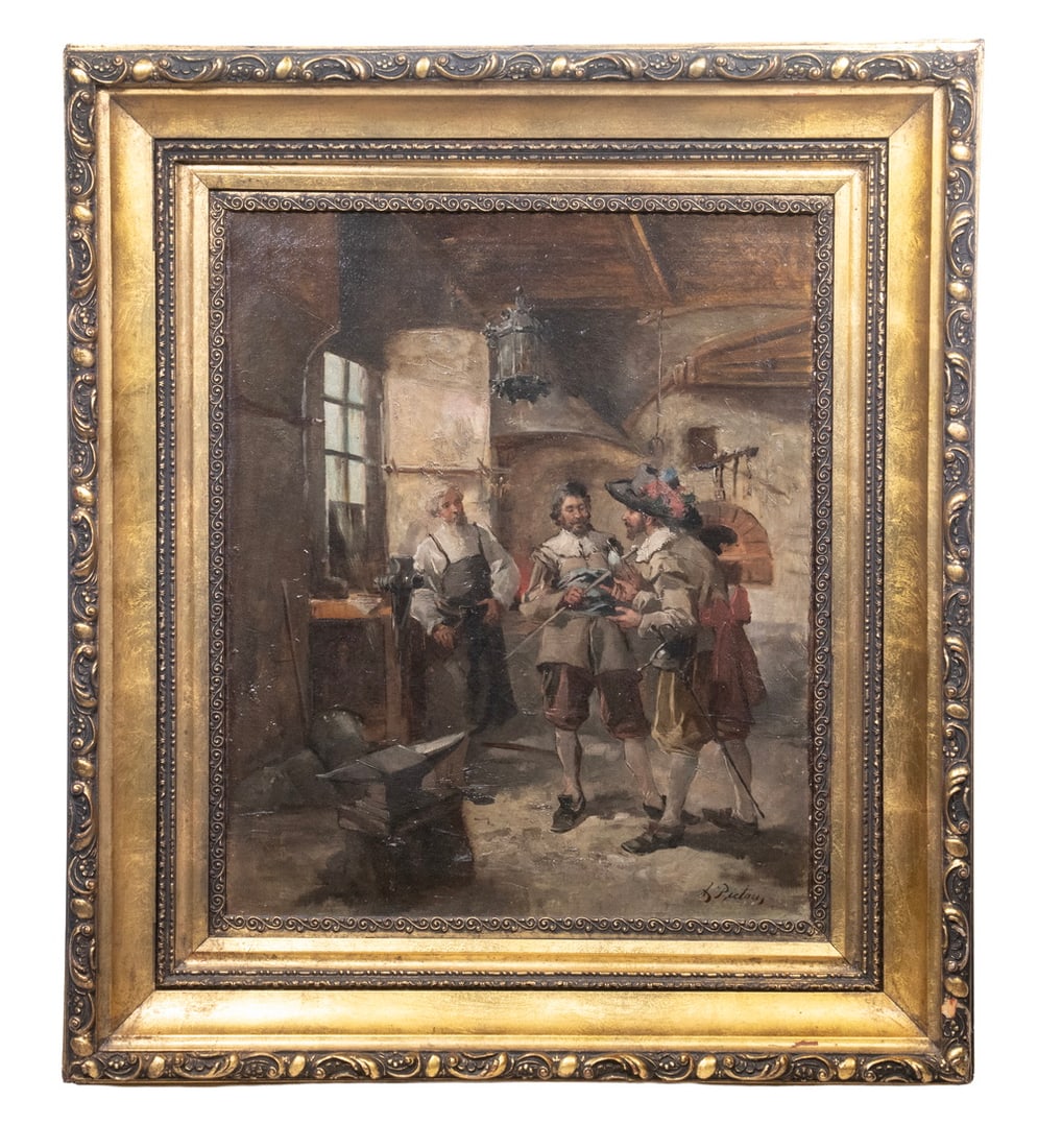 A. PICTOU "VISITING THE BLACKSMITH" (1 of 4)