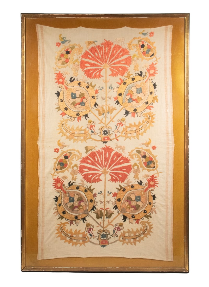 FRAMED TURKISH TEXTILE (1 of 3)