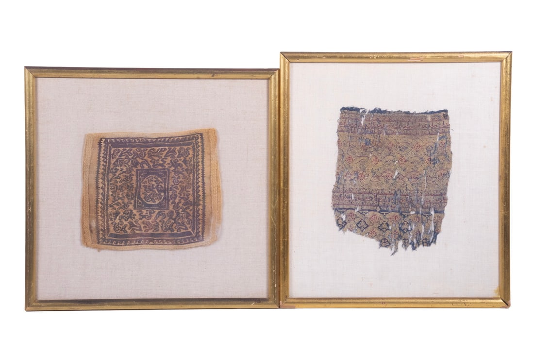 (8) PERUVIAN TEXTILES & (2) COPTIC, FRAMED - 3