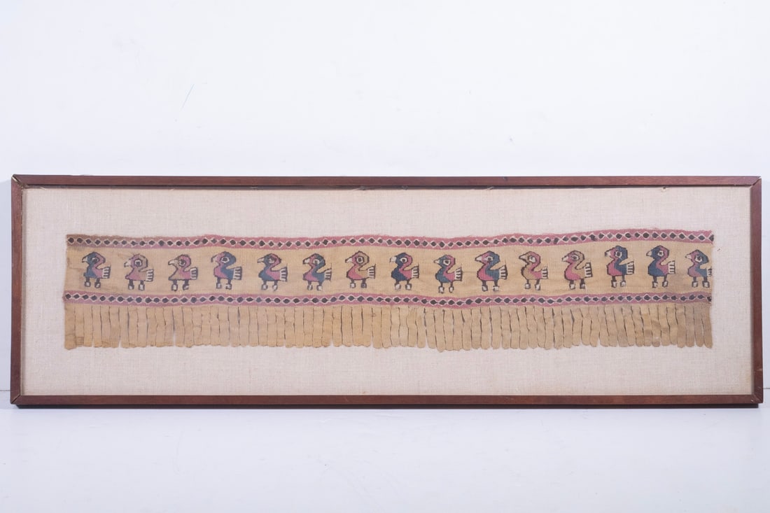 (8) PERUVIAN TEXTILES & (2) COPTIC, FRAMED - 6